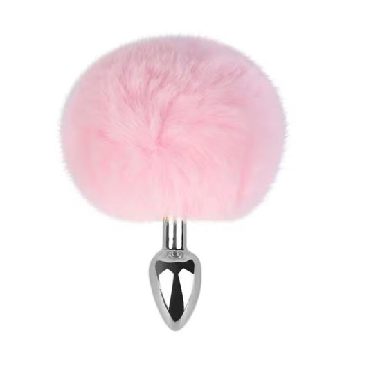 Plush Bunny Tail Accessory Fits S
