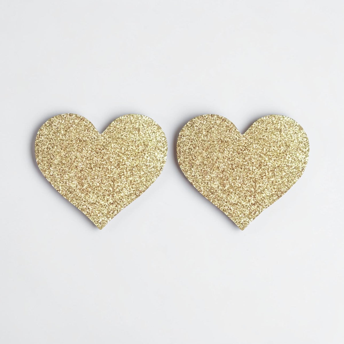 Glitter Pasties Champagne Heart