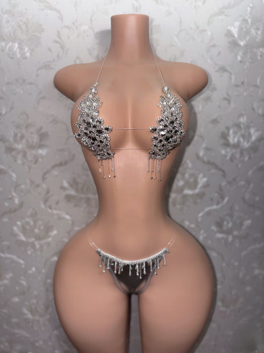 Dripping In Diamonds Crystal Bikini Birthday Set