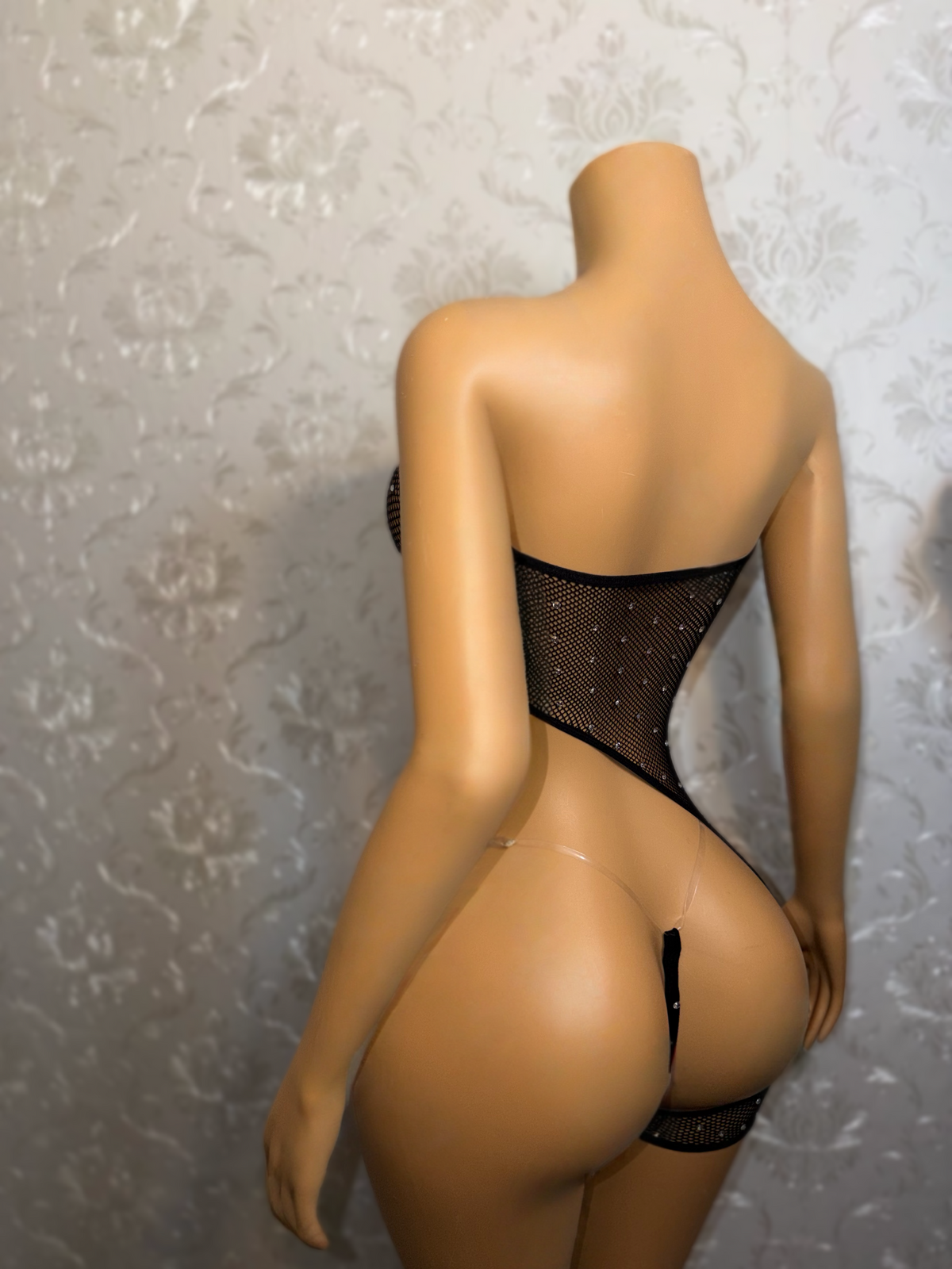 Boss Chick Mesh Romper Set Fits XS-L
