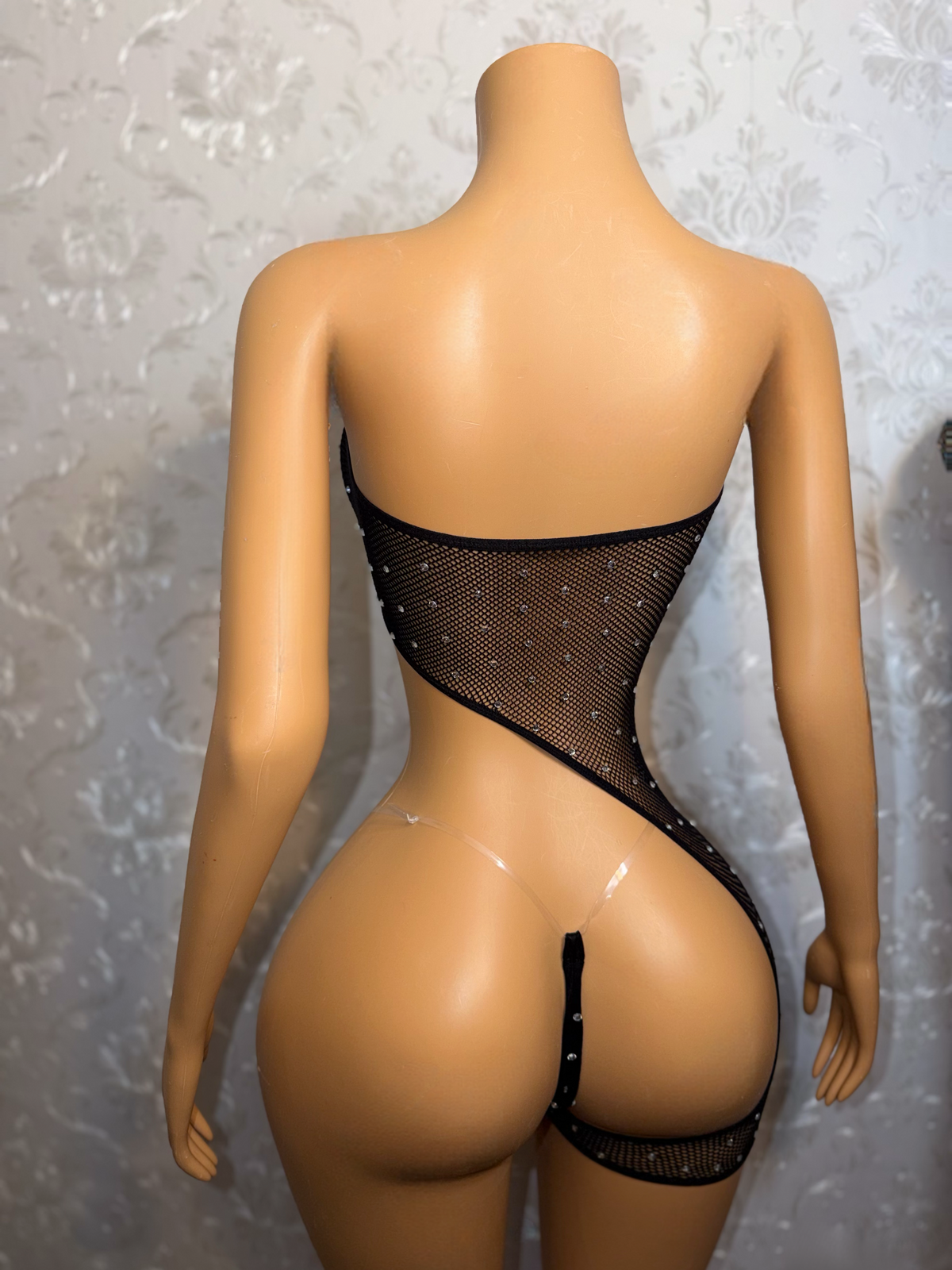 Boss Chick Mesh Romper Set Fits XS-L