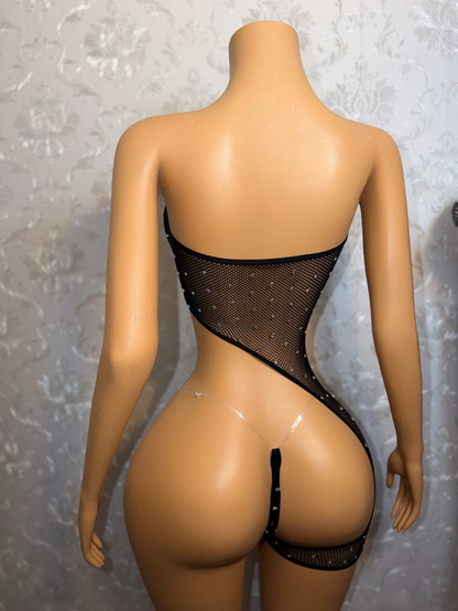 Boss Chick Mesh Romper Set Fits XS-L