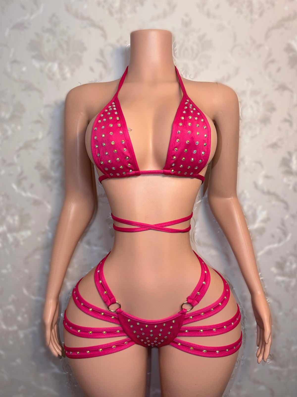 Georgia Peach Booty Cage Shorts Set Fits XS-M