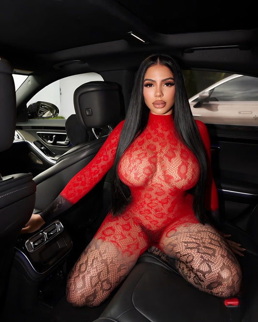 Holy Smokes Ombre Cheetah Fishnet One Size Fits All
