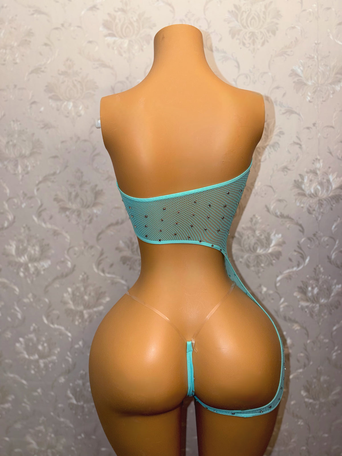 Boss Chick Mesh Romper Set Fits XS-L