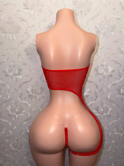 Boss Chick Mesh Romper Set Fits XS-L