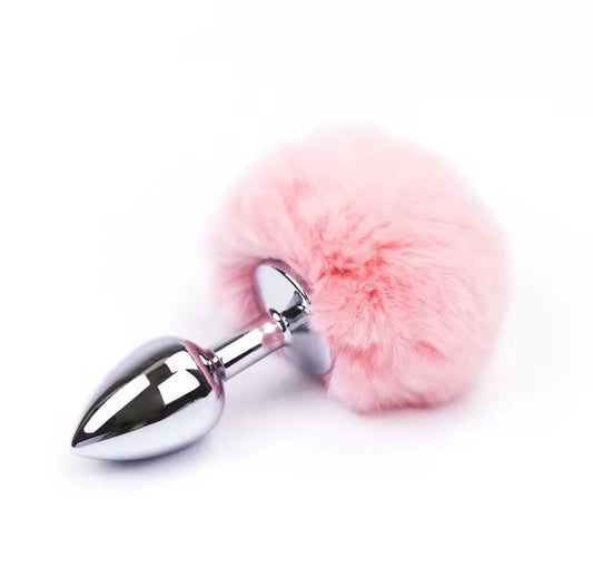 Plush Bunny Tail Accessory Fits S