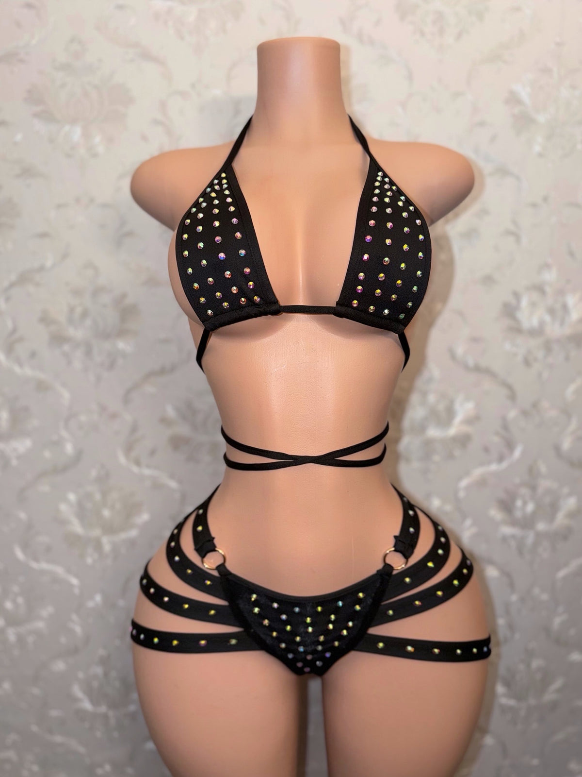 Georgia Peach Booty Cage Shorts Set Fits XS-M