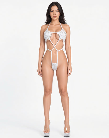 Don Who Leo Star Top Criss Cross One Piece Fits XS-M